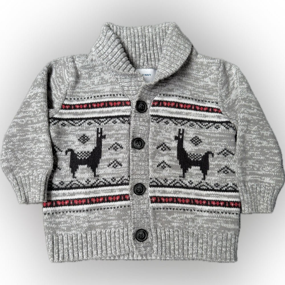Old Navy Llama Christmas Sweater, Toddler Baby Size 12-18M